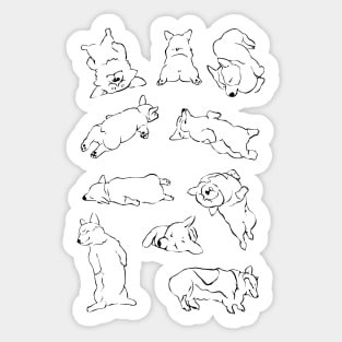 More Sleep Corgi Sticker